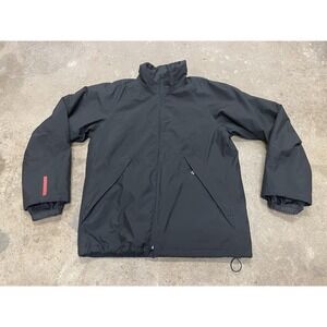 Prada Parka Jacket Mens 54 Black Gore-Tex SGV632 Waterproof Insulated